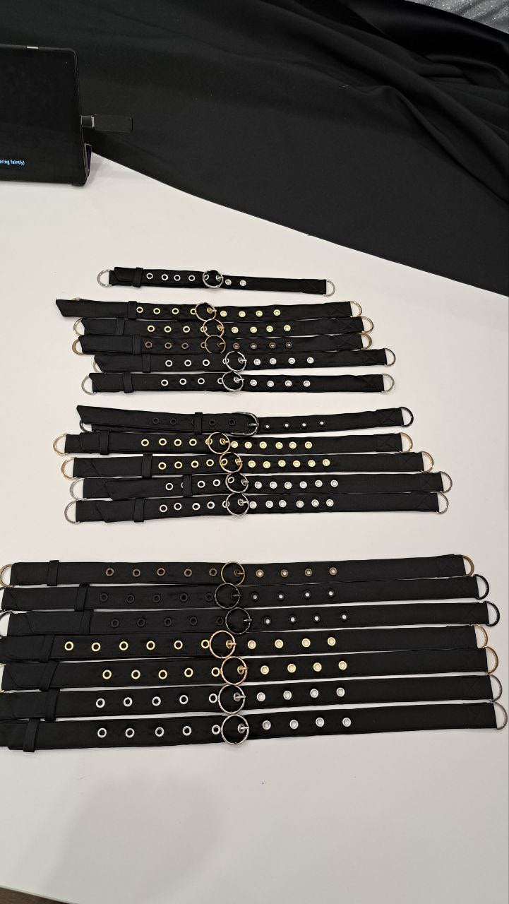 Fan lacing belts
