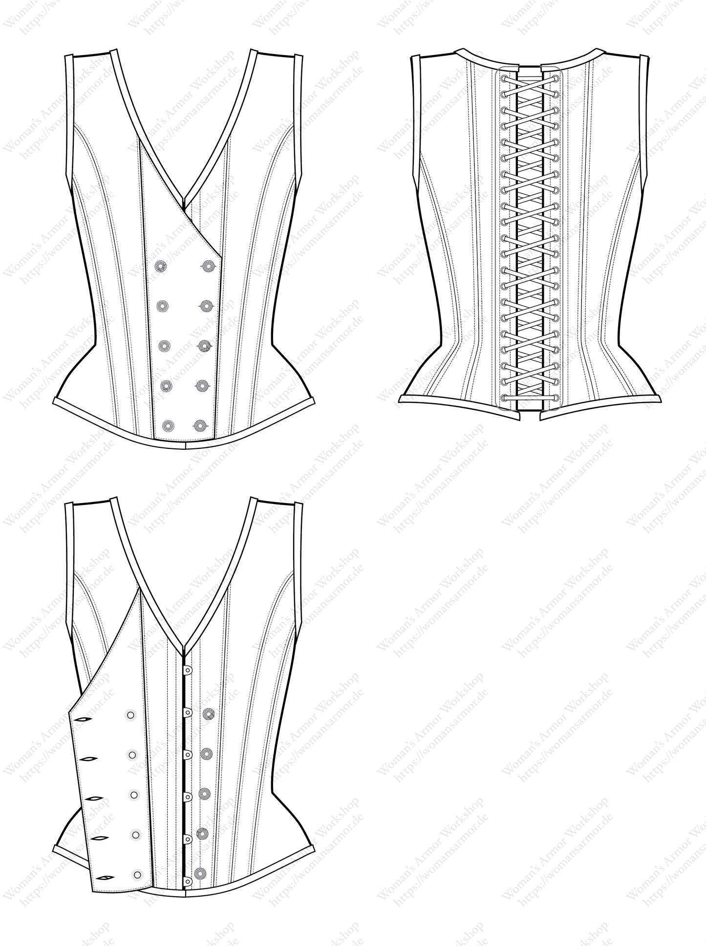 Corset vest
