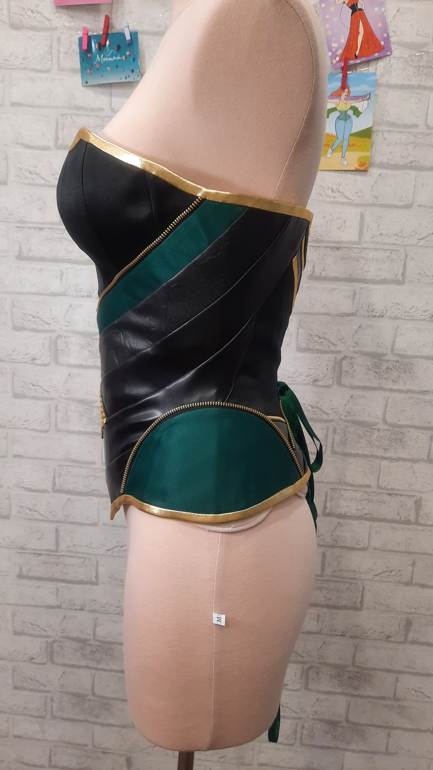 God of Mischief custom corset