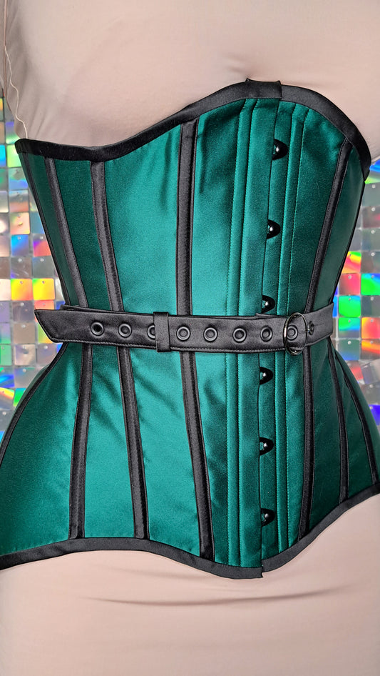 Hana - underbust corset with black contrasts