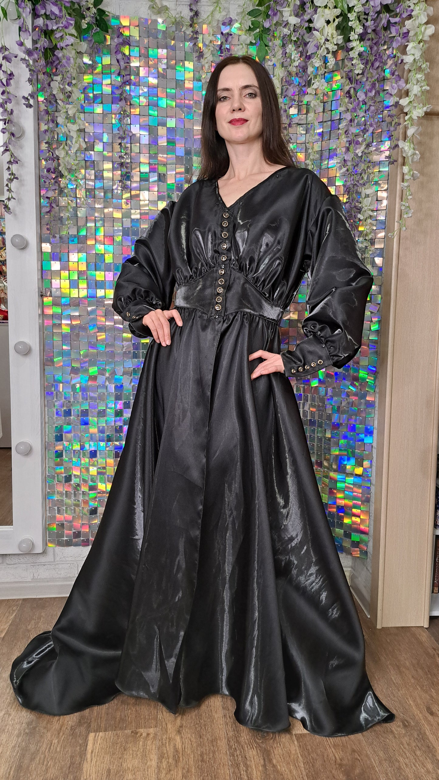 Liquid shine robe