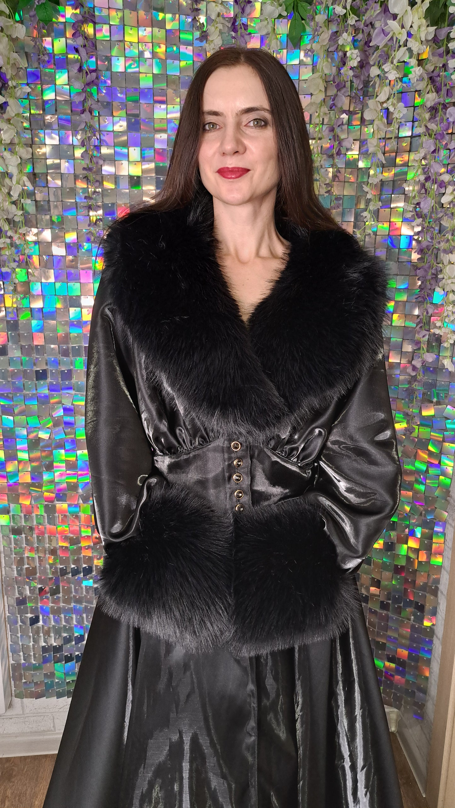 Liquid shine robe
