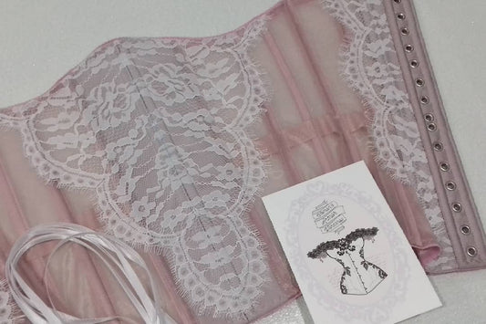 Lace applique deposit