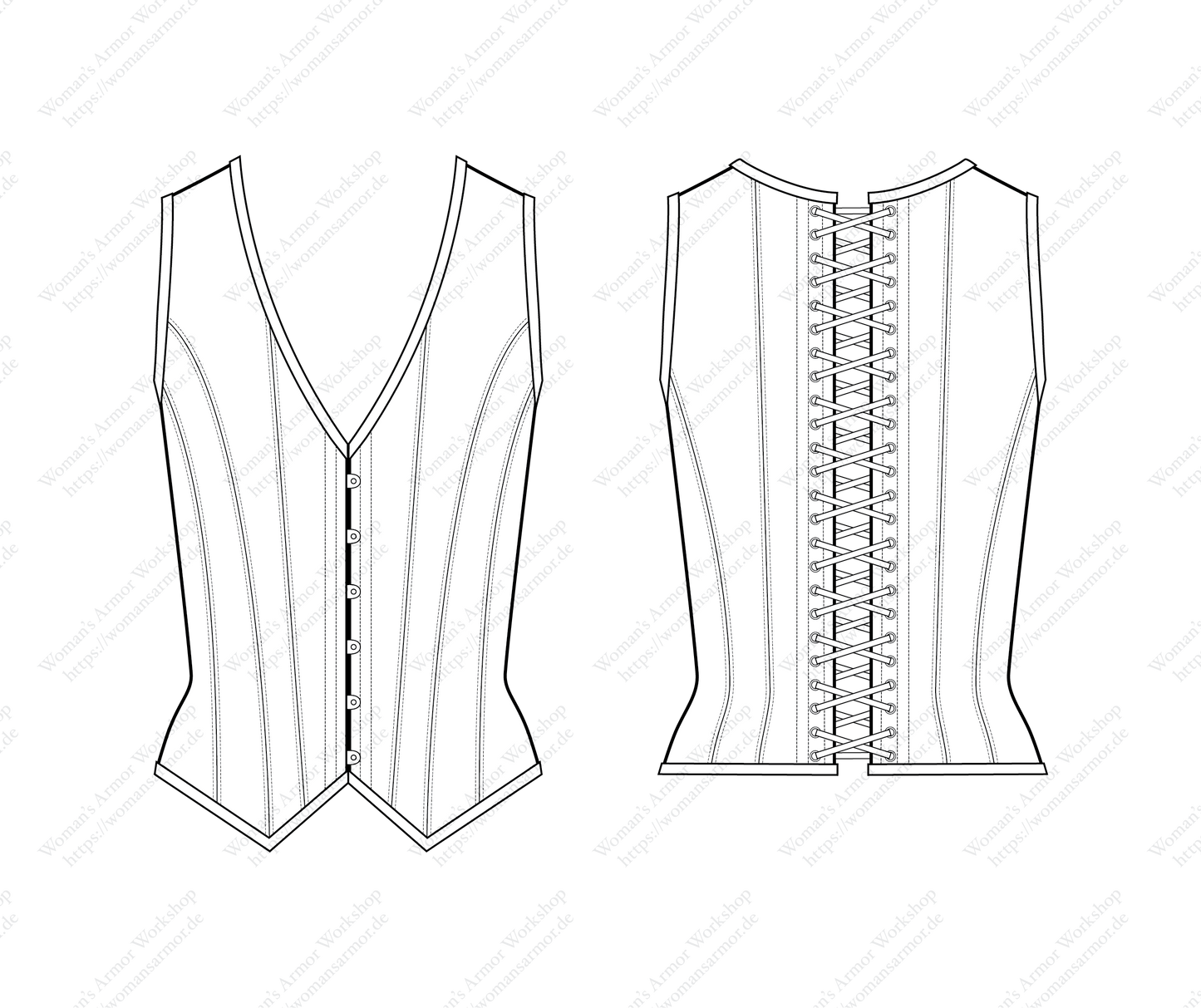Corset vest
