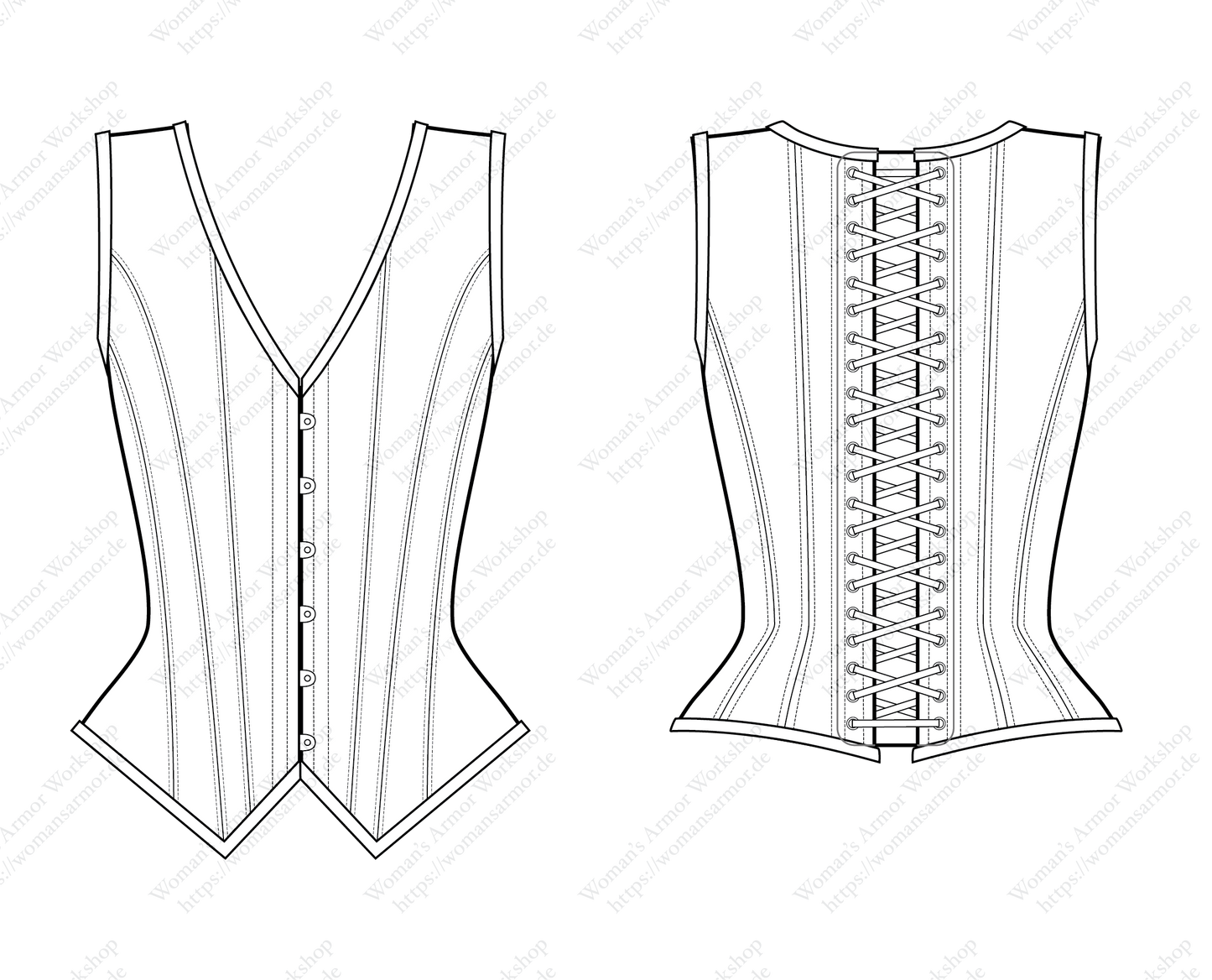 Corset vest